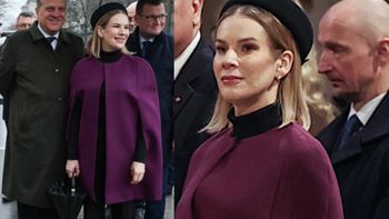 Marta Nawrocka założyła purpurę w Paryżu. Była stylistka Agaty Dudy ma ZASTRZEŻENIA