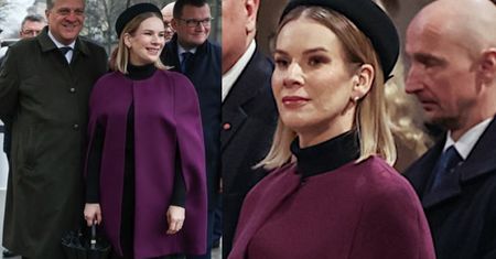 Marta Nawrocka założyła purpurę w Paryżu. Była stylistka Agaty Dudy ma ZASTRZEŻENIA