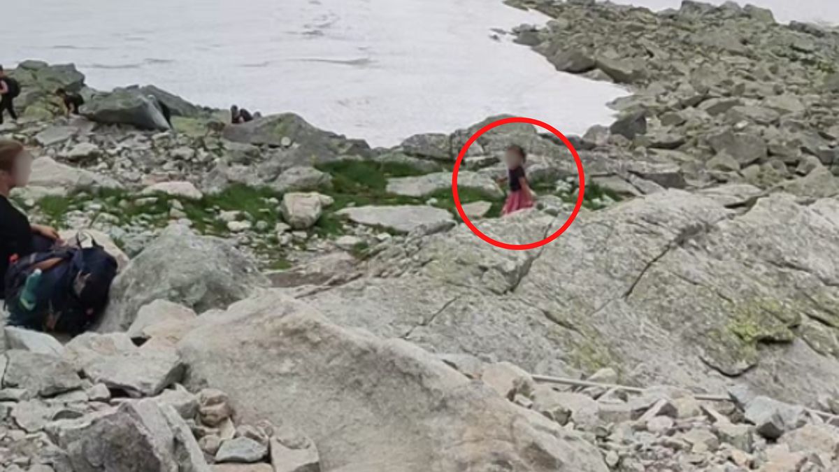 Wesoła 4-latka uchwycona pod Rysami