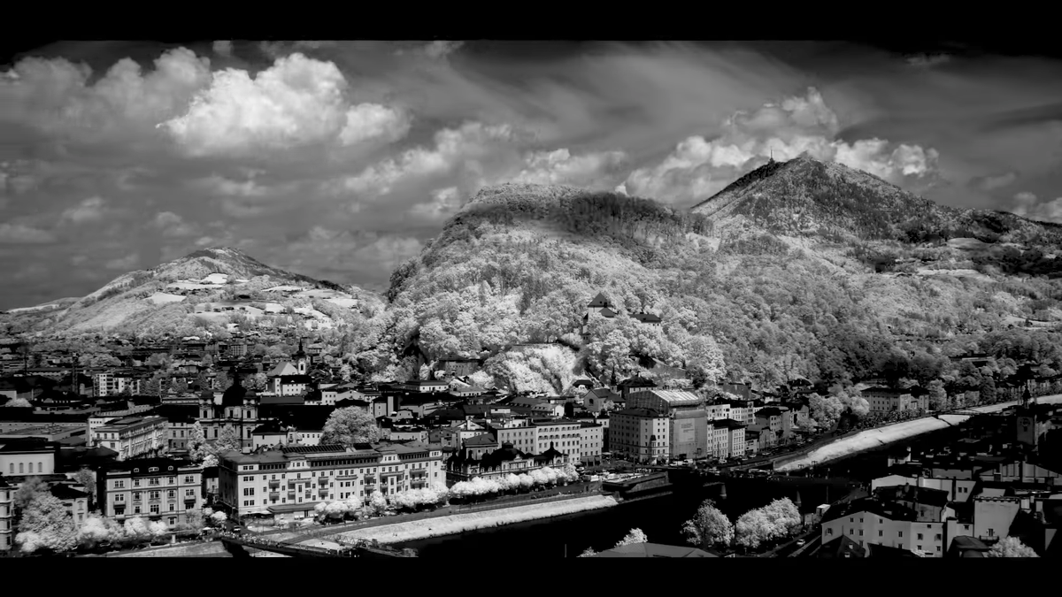 Salzburg - miasto Mozarta w 3 aktach podczerwieni 1