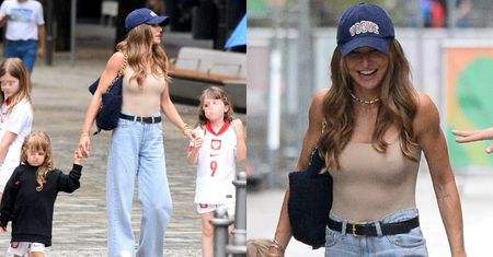 Casualowa Anna Lewandowska prezentuje SZEROKI UŚMIECH na spacerze z córkami w Berlinie (ZDJĘCIA)