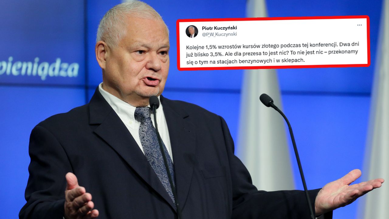 Glapiński przemówił. Złoty natychmiast zareagował