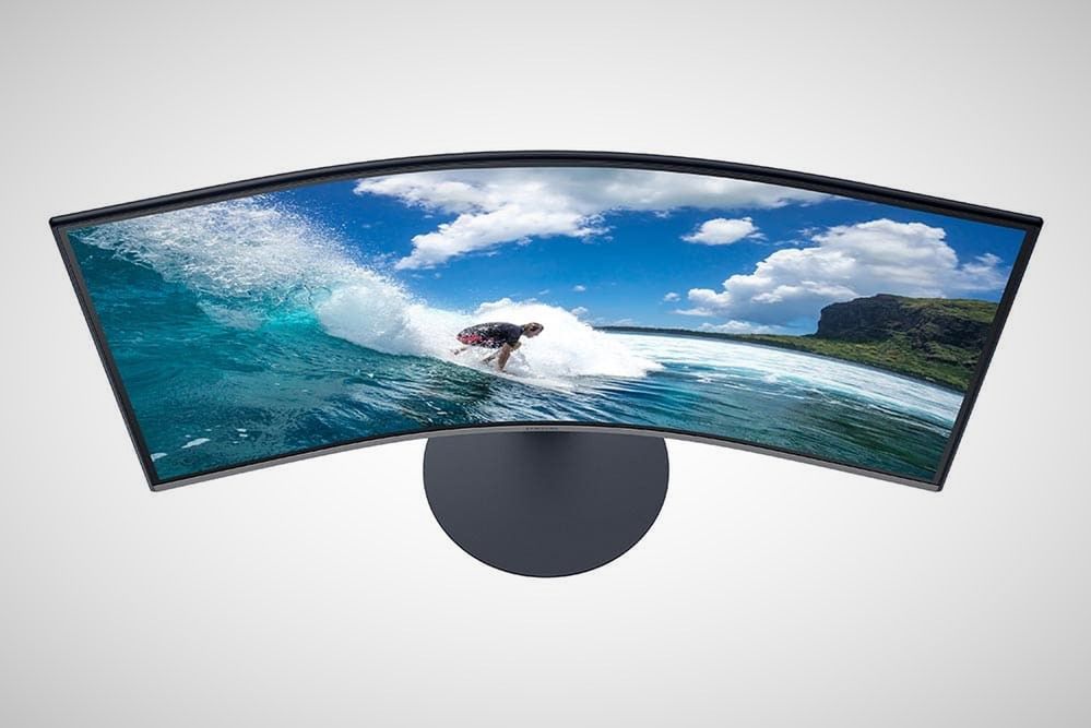 Monitory Samsung T55 już w sprzedaży. Oferują matryce z zakrzywieniem 1000R