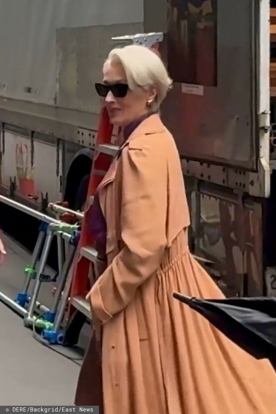 Meryl Streep na planie "Diabeł ubiera się u Prady 2"