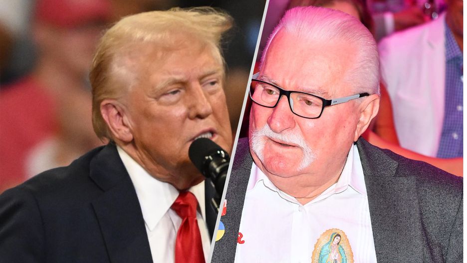 Donald Trump i Lech Wałęsa