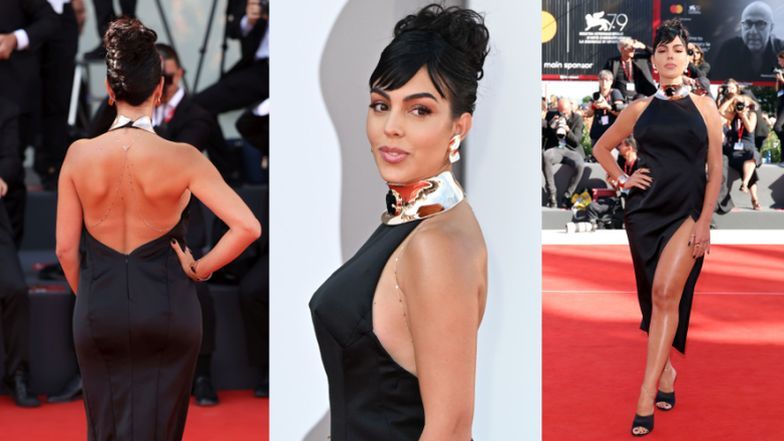 Georgina Rodriguez na czerwonym dywanie w Wenecji