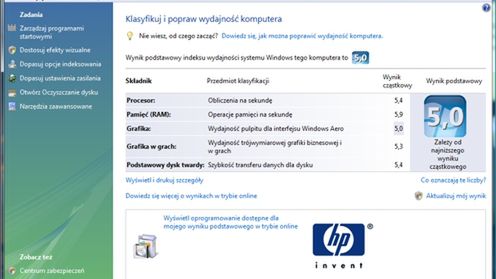 Odkryj ukryte benchmarki w Vista! 1