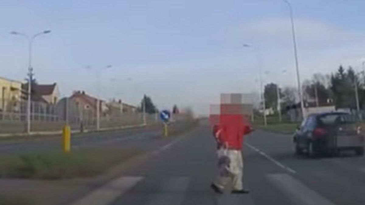 Pieszy był narażony na śmiertelne niebezpieczeństwo