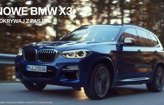 „Odkrywaj z pasją” w reklamach nowego BMW X3 (wideo)