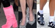 Modowe wpadki gwiazd 2023. Obciachowe buty wprawiają w osłupienie