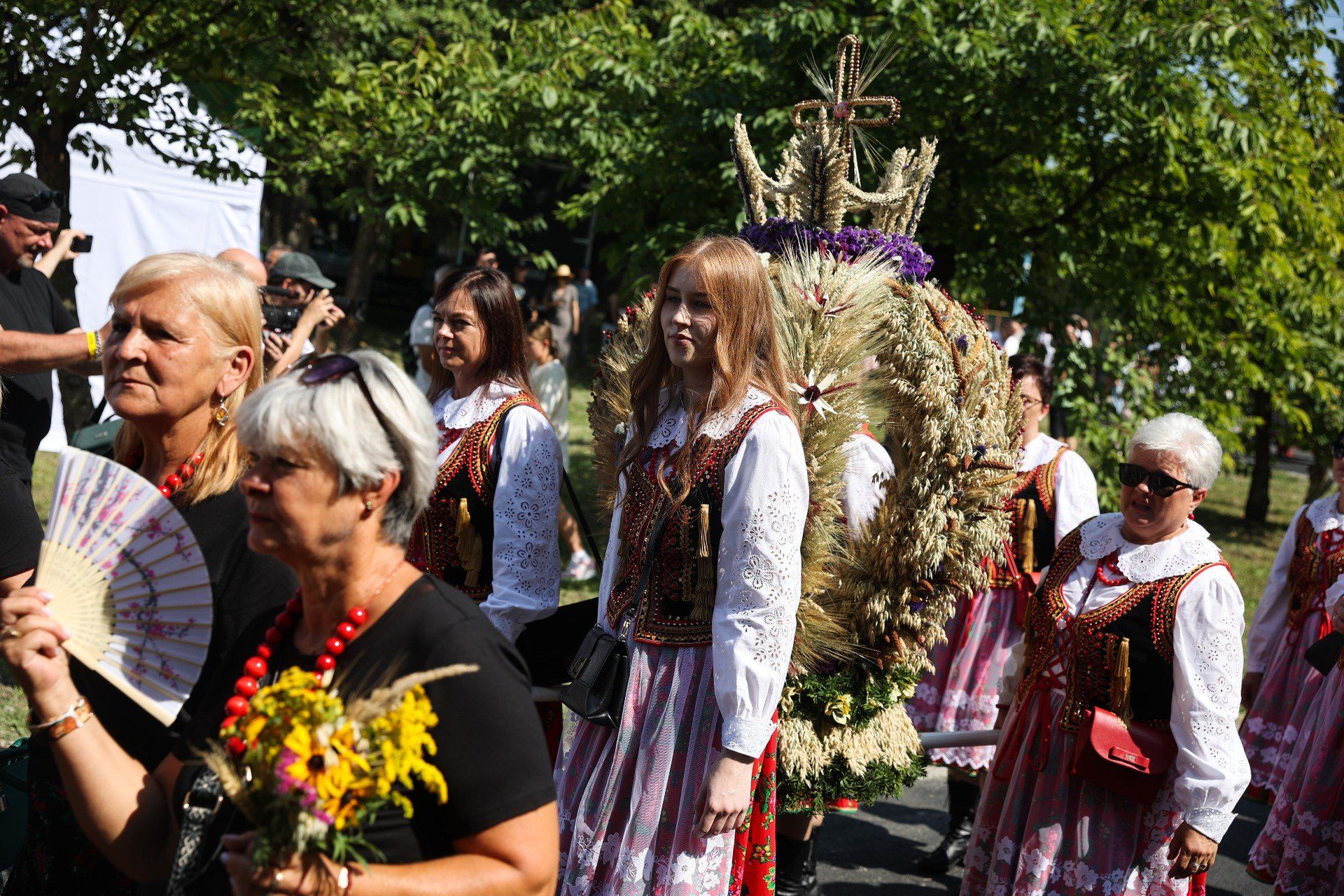 Nowohuckie dożynki w Pleszowie