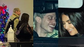 Zakochani Kim Kardashian i Pete Davidson randkują w kinie (ZDJĘCIA)