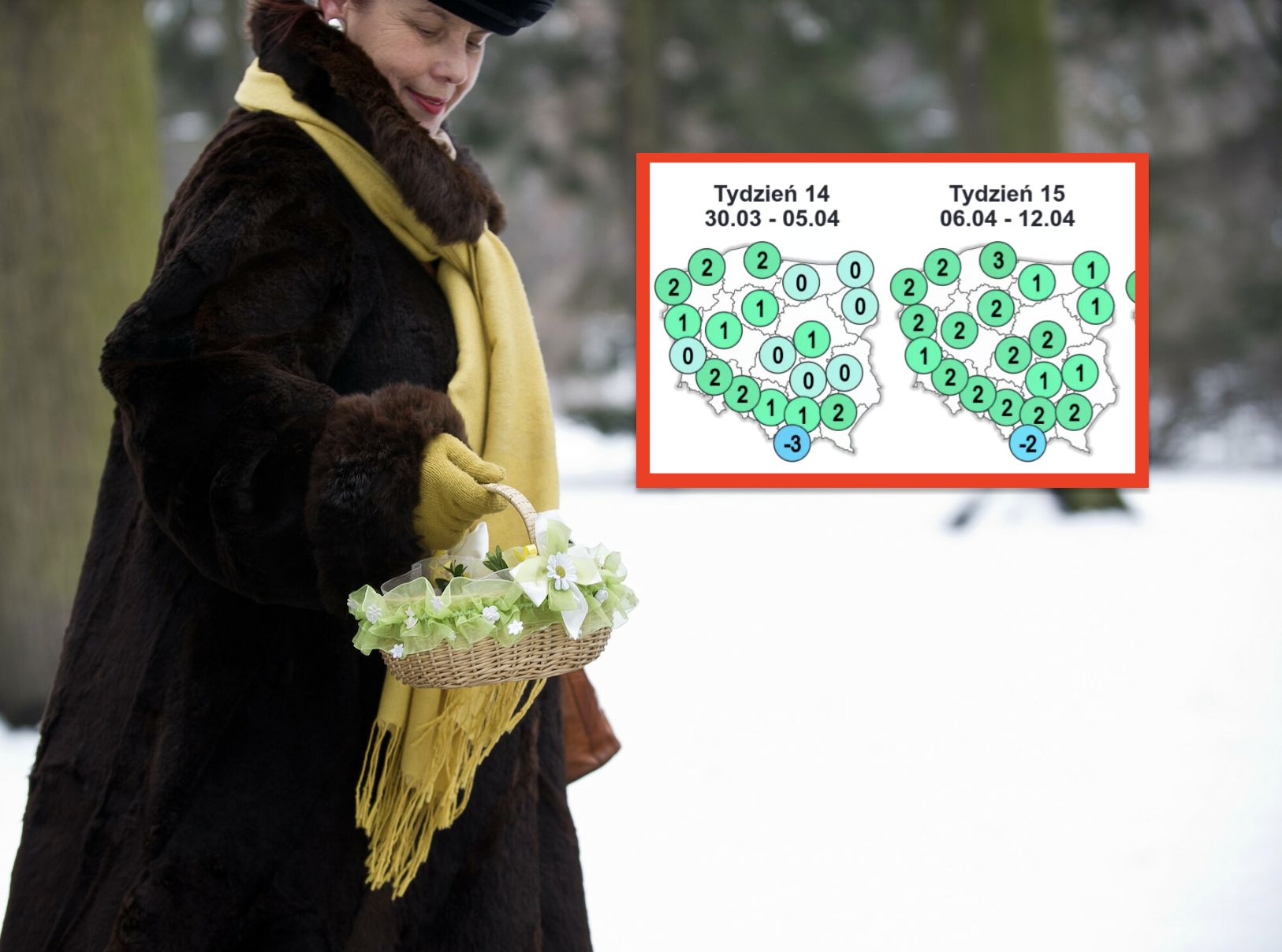 Wielkanoc pod śniegiem. Potężna śnieżyca i mróz do -7 st. C uderzą w Polskę