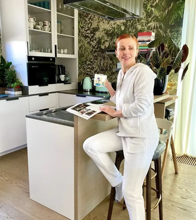 Katarzyna Zielińska w kuchni