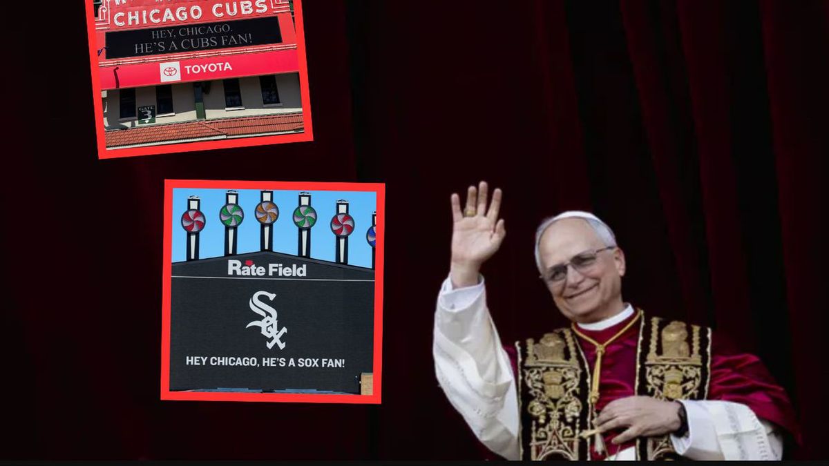 Dwa kluby baseballowe z Chicago rywalizują o względy nowego papi