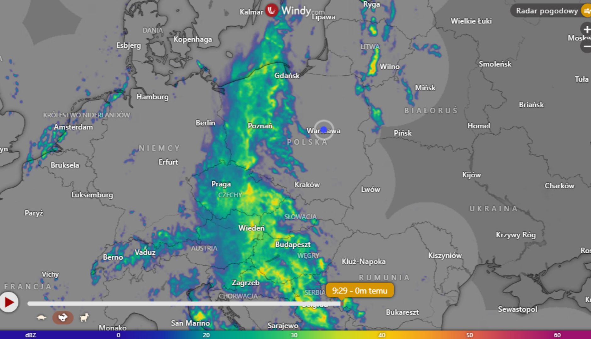 Gdzie jest burza? Śledź te radary, by być na bieżąco