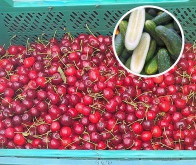 Takie ogórki i czereśnie nam sprzedają. Kontrolerzy ujawniają