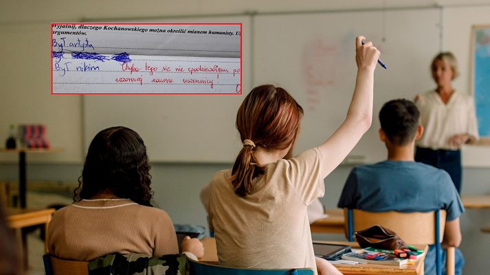 Tego nauczycielka się nie spodziewała. Zabawna odpowiedź uczennicy wskazuje też na problem
