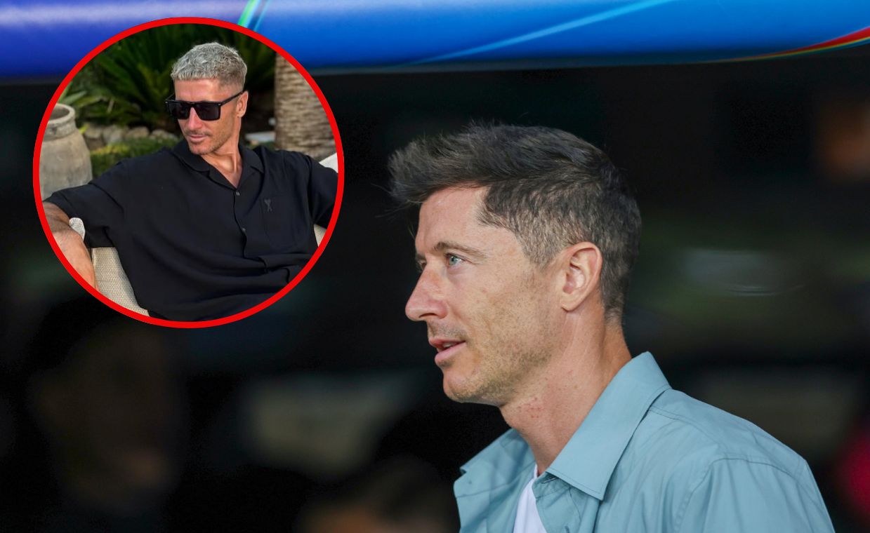 Robert Lewandowski przegrał zakład? Nowa metamorfoza zaskakuje. "Siwy bajerant"