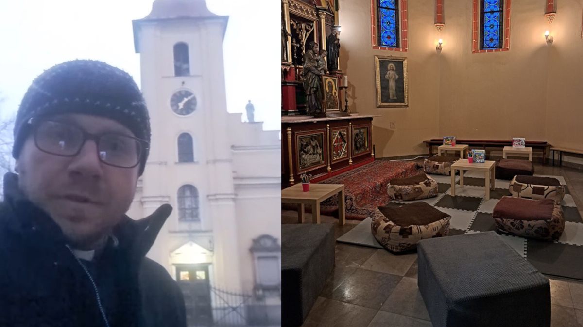 Ks. Dariusz Brylak stworzył w swojej parafii atrakcję dla dzieci
