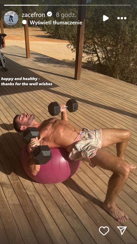 Zac Efron zabrał głos po wypadku. Ujawnia, jak się czuje