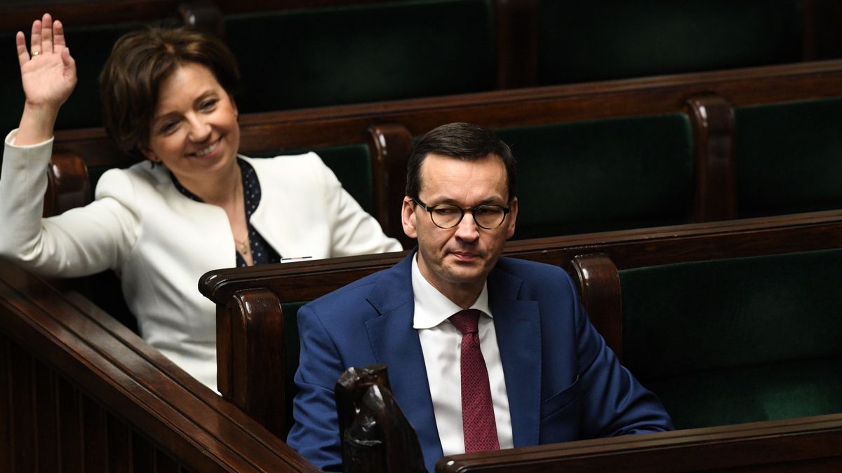 Marlena Maląg i Matuesz Morawiecki