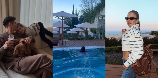 Anna Lewandowska wyleguje się z mężem i córkami nad domowym basenem. Pokazała też inne części luksusowej willi w Hiszpanii (ZDJĘCIA)