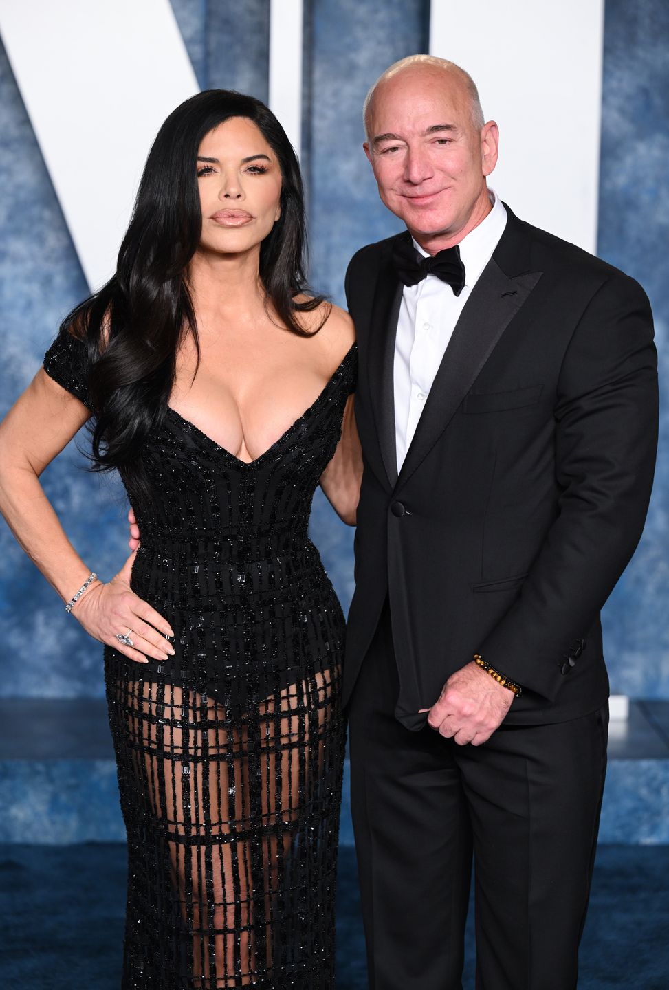 Lauren Sanchez i Jeff Bezos w 2023 roku