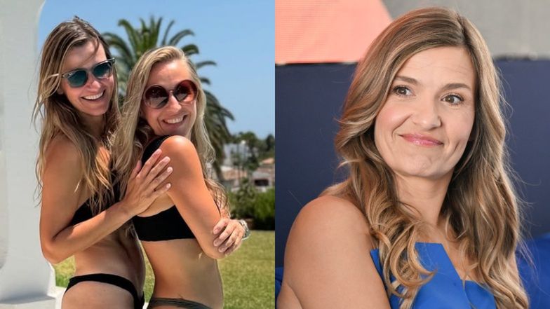 Joanna Koroniewska zapozowała z koleżanką do zdjęć w bikini