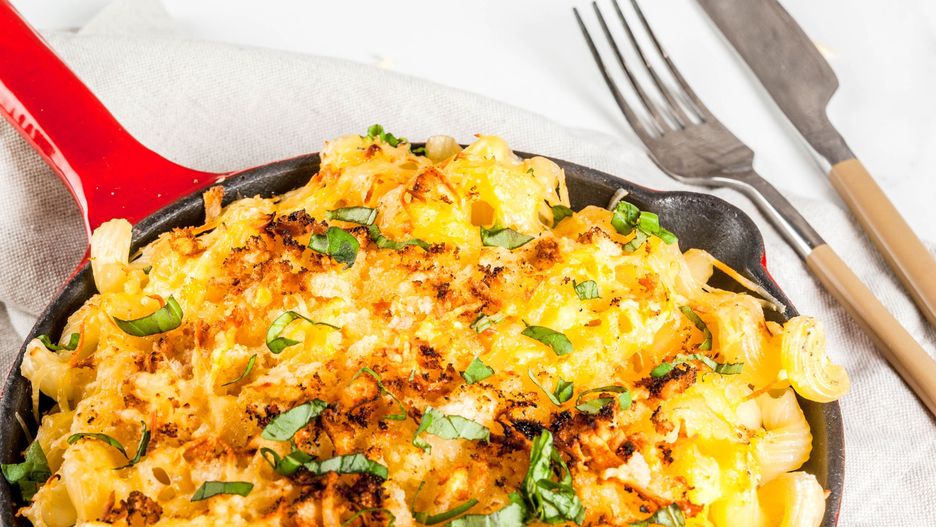 Zapiekany mac'n'cheese