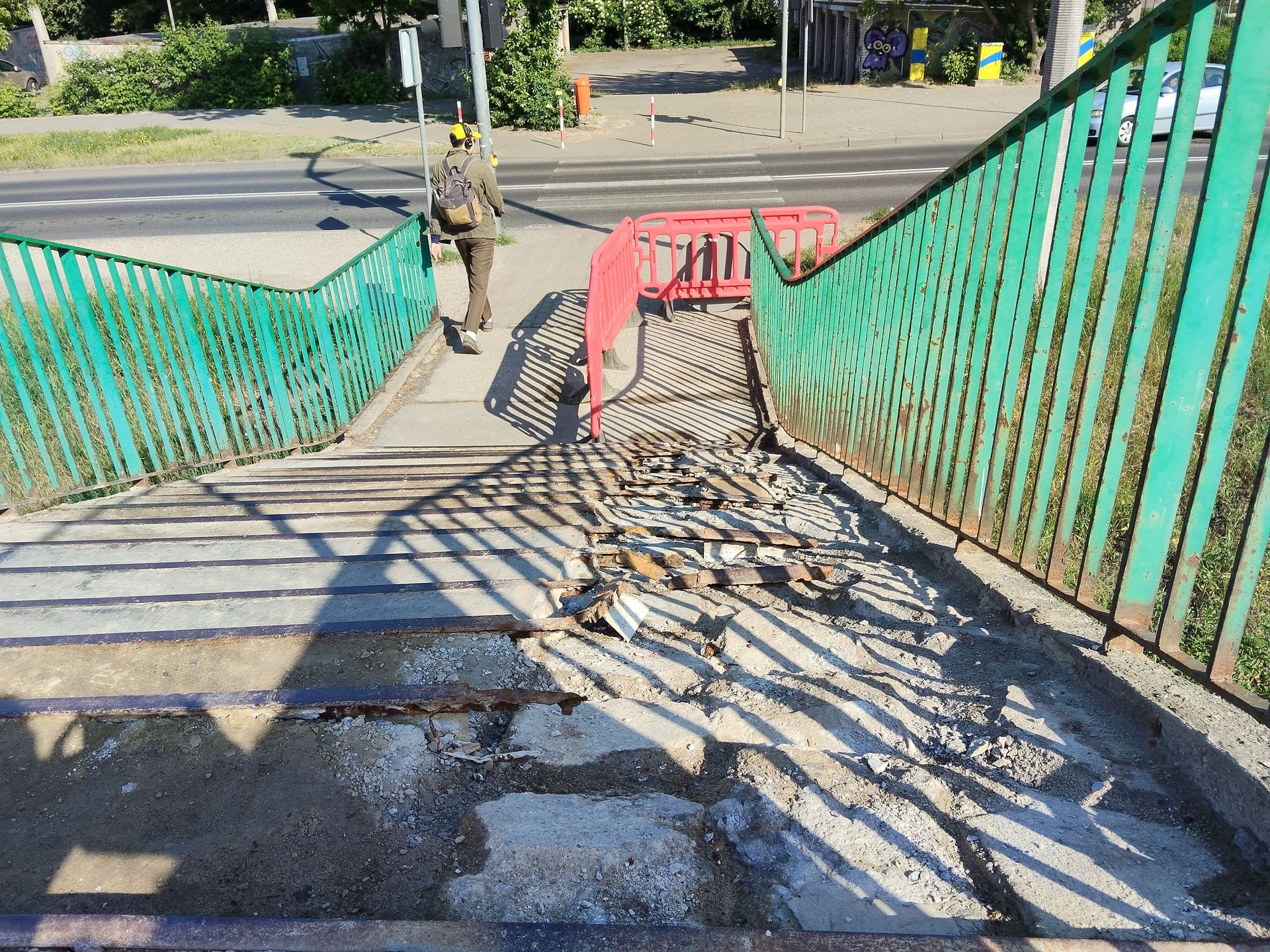 Garbaty Mostek w naprawie
