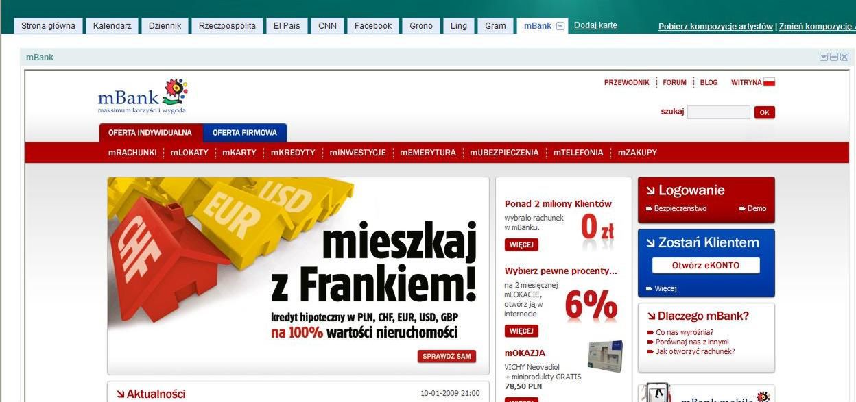 Jak dodać pełne strony internetowe do iGoogle 4