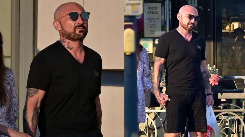 Patryk Vega z żoną
