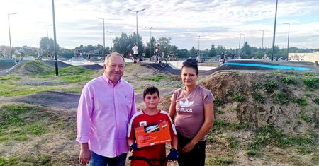 Najdłuższy pumptrack w regionie otwarty w Ostrowcu Świętokrzyskim.