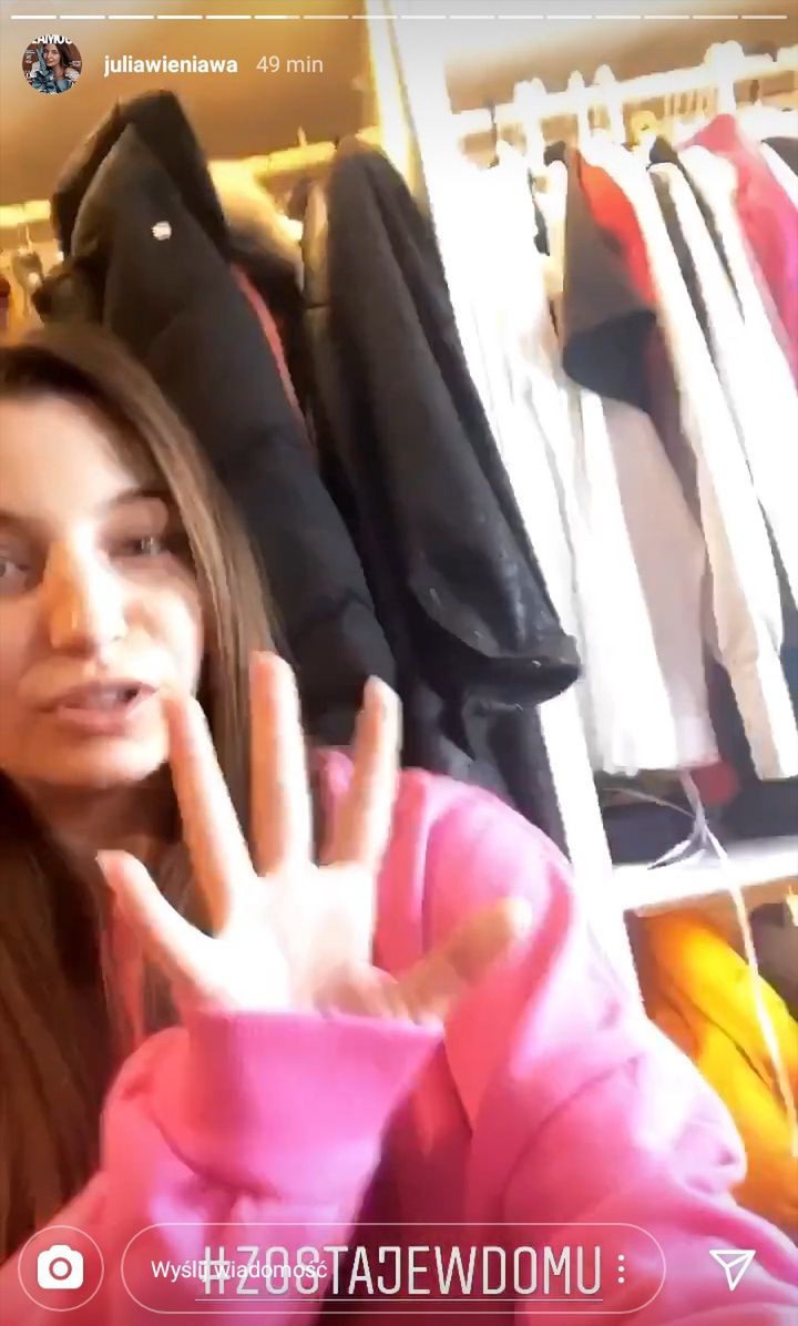 Julia Wieniawa na Instagramie