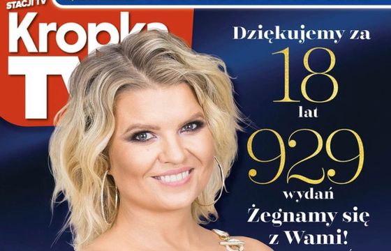 Ostatni numer „Kropki TV” trafi do Biedronki