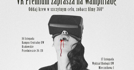 Wirtualna rzeczywistość pomoże przezwyciężyć strach przed oddawaniem krwi?