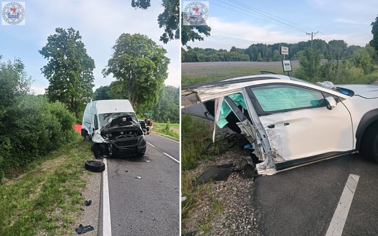 Karambol pod Szczecinkiem. Jedna osoba nie żyje, wśród rannych dziecko