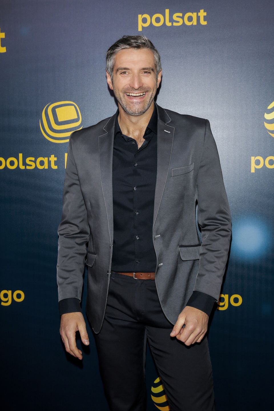 Maciej Dowbor podczas prezentacji wiosennej ramówki Polsatu