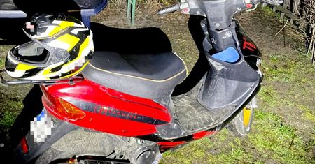 Uciekał na skuterze przed policją. Funkcjonariusze szybko odkryli powód