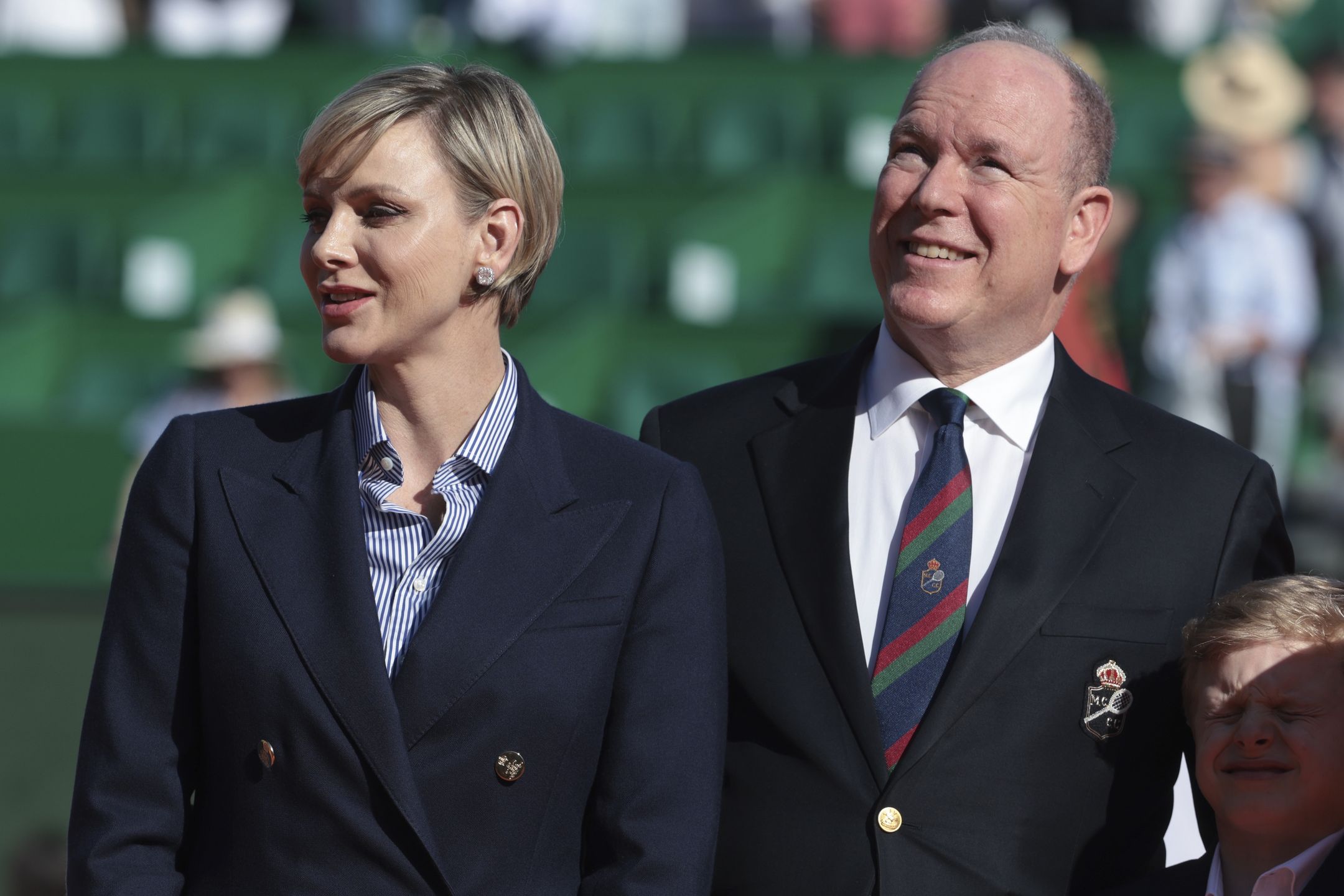 Księżna Charlene i książę Albert
