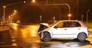 Lublin: Nie zauważył, że wjeżdża na rondo. Doprowadził do zderzenia ze skodą
