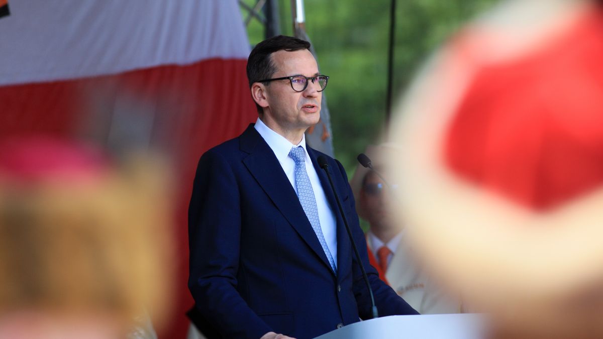 Na zdjęciu Mateusz Morawiecki