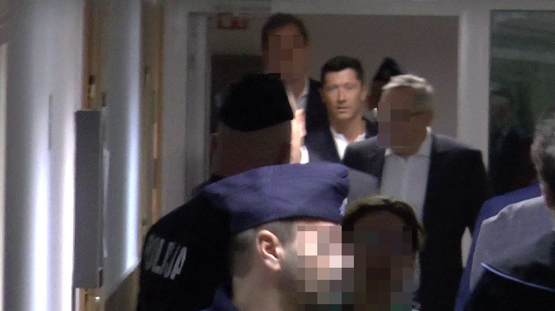 Robert Lewandowski w sądzie
