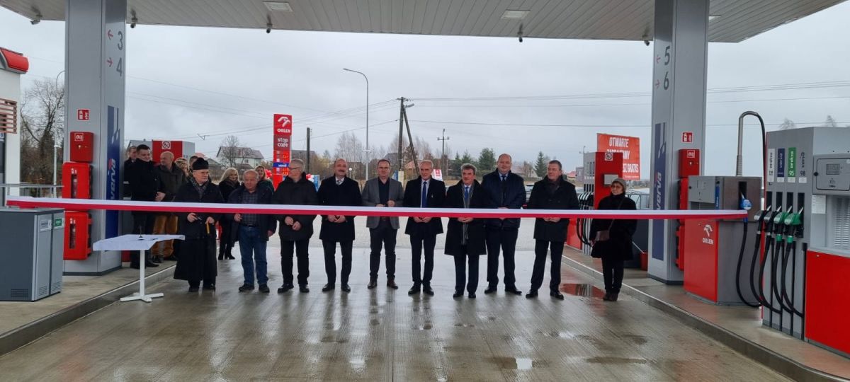 Otwarcie Orlenu w miejscowości Gnojno pod Kielcami.