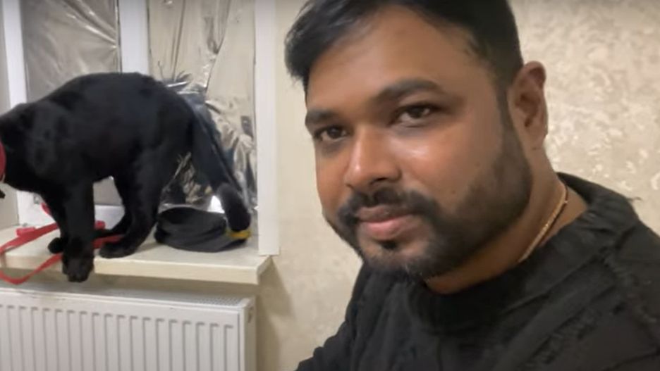 40-letni lekarz z Indii ewakuował się do piwnicy ze swoimi zwierzętami