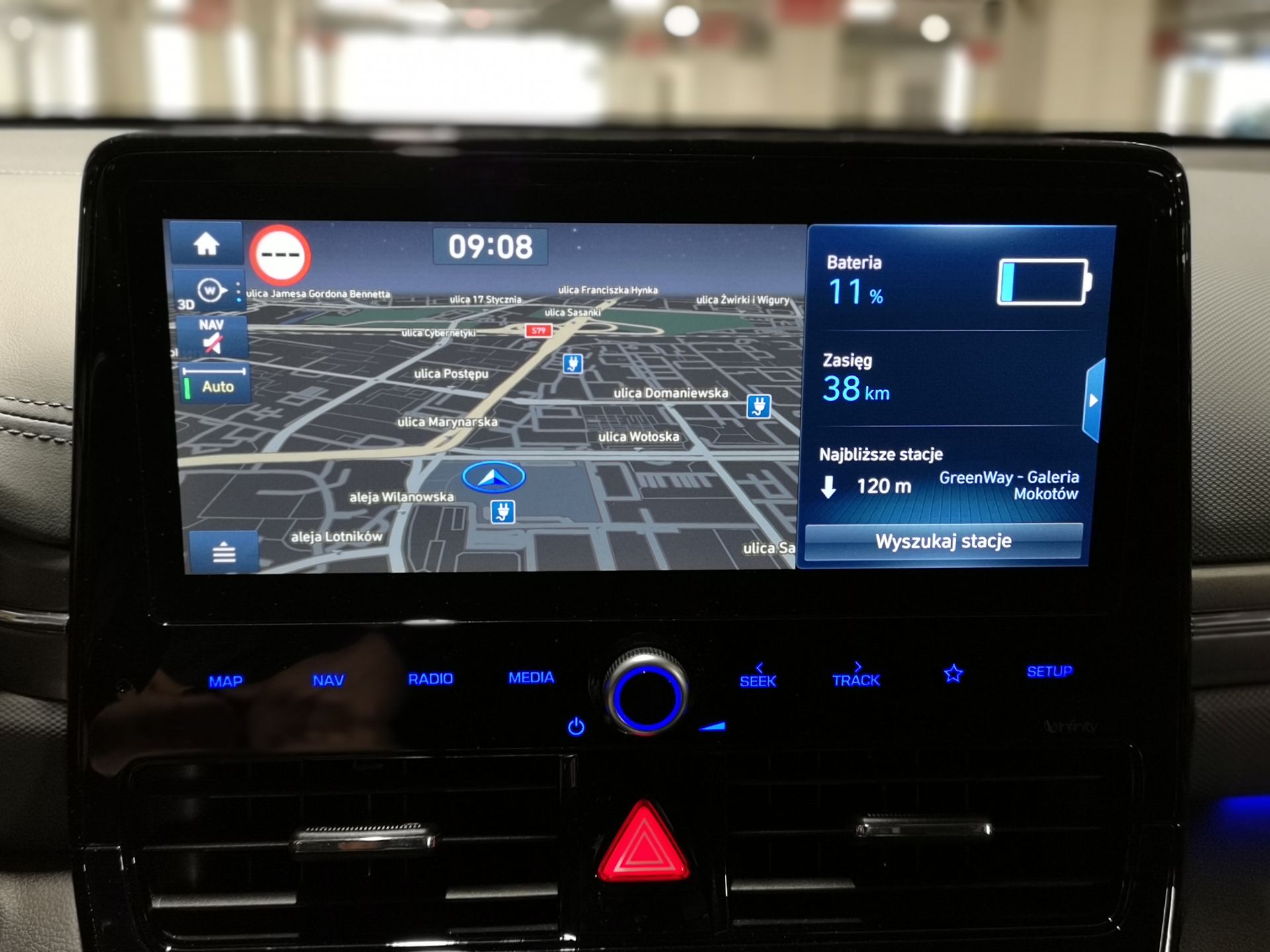 Hyundai Ioniq Electric: System zarządzania energią i audio Infinity 4