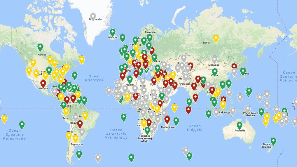 Powstała mapa praw regulujących loty dronami 1