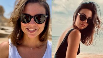Karolina Gorczyca prezentuje smukłą sylwetkę w stroju kąpielowym. "Mówią, że życie zaczyna się po 40-tce"