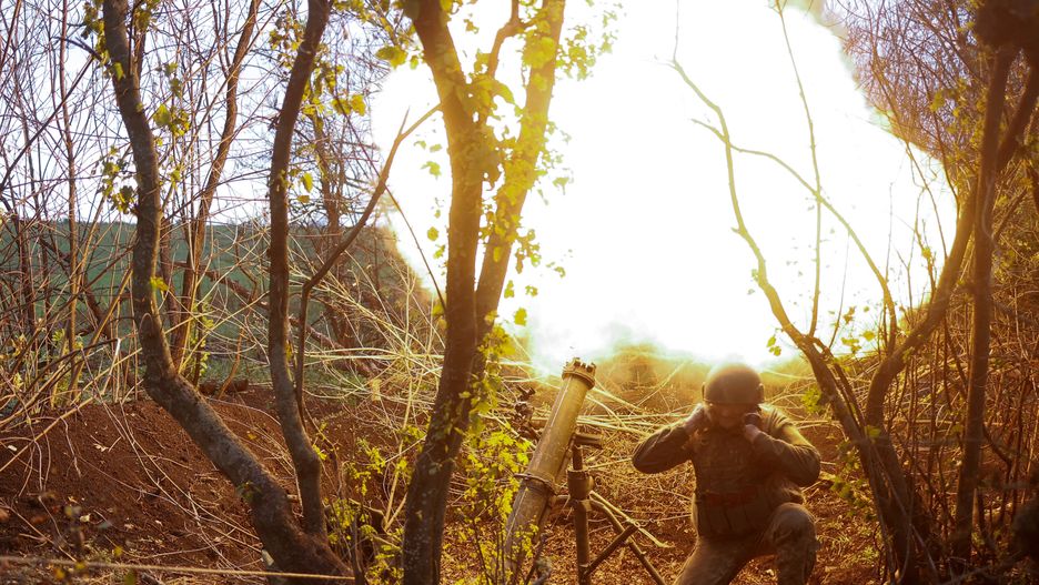 Ukrainian serviceman fires with a mortar toward Russian positions in a frontline in Mykolaiv region
A Ukrainian serviceman fires with a mortar toward Russian positions, amid Russia's attack on Ukraine, in a frontline in Mykolaiv region, Ukraine October 28, 2022.,Image: 733715602, License: Rights-managed, Restrictions: , Model Release: no, Credit line: VALENTYN OGIRENKO / Reuters / Forum
VALENTYN OGIRENKO / Reuters / Forum
war, category_code_europ, category_code_war, category_code_tpx
